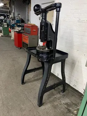 5929-490 E.A. Adams Model #2 Reynolds Machine Co. Hand Operated Stamping / Forming Screw Press / Fly Press