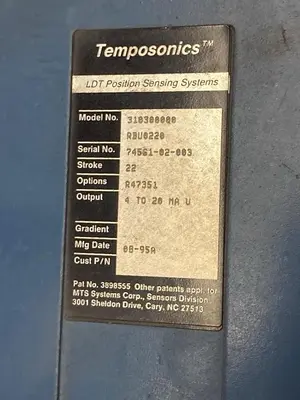 Used TEMPOSONICS 310300000 Misc Electrical & Power Parts Ohio US | Surplus Asset Holdings #1238202