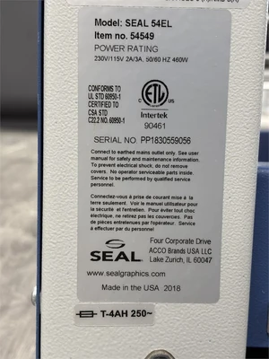 Used SEAL "54EL" Laminators Texas US | MachineryMax #1488290