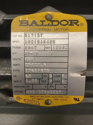 Used BALDOR M1713T Industrial Controls | Surplus Asset Holdings #1221124