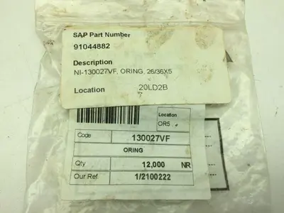GEA Niro Soavi 130027VF O-Ring 26/36/5 lot of 9