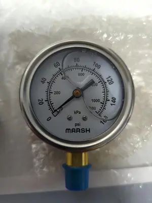 New | in-Stock MARSH 0-160/0-1100 Universal Pressure Meters | Surplus Asset Holdings #1219989