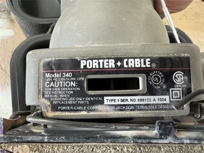 Used PORTER CABLE 340 Orbital Finish Sanders Oregon US | MachineryMax #1342537