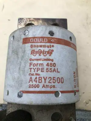 A4BY2500 FUSE 2500 AMPS 600 VOLTS Shawmut Amptrap