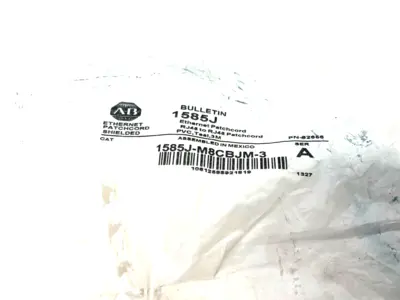 NEW ALLEN-BRADLEY SER. A ETHERNET PATCHCORD RJ45 TO RJ45 3M LENGTH