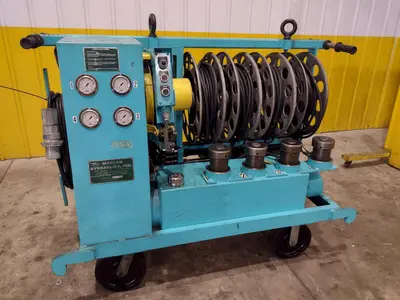 40 TON MODERN HYDRAULICS 4 CYLINDER PORTABLE HYDRAULIC DIE SETTING & SEPARATING SYSTEM: STOCK #23776