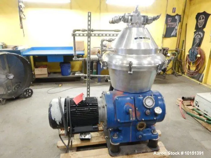Used ALFA LAVAL BRPX-309 Disc Automatic Centrifuges Illinois US | Aaron Equipment #84602
