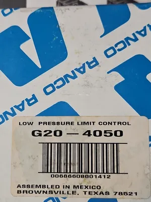 Ranco G20-4050 A/C Low Pressure Control SPDT loc5B2