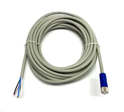 USED LUMBERG AUTOMATION, BELDEN L-CODED M12 SINGLE ENDED POWER CABLE 10M