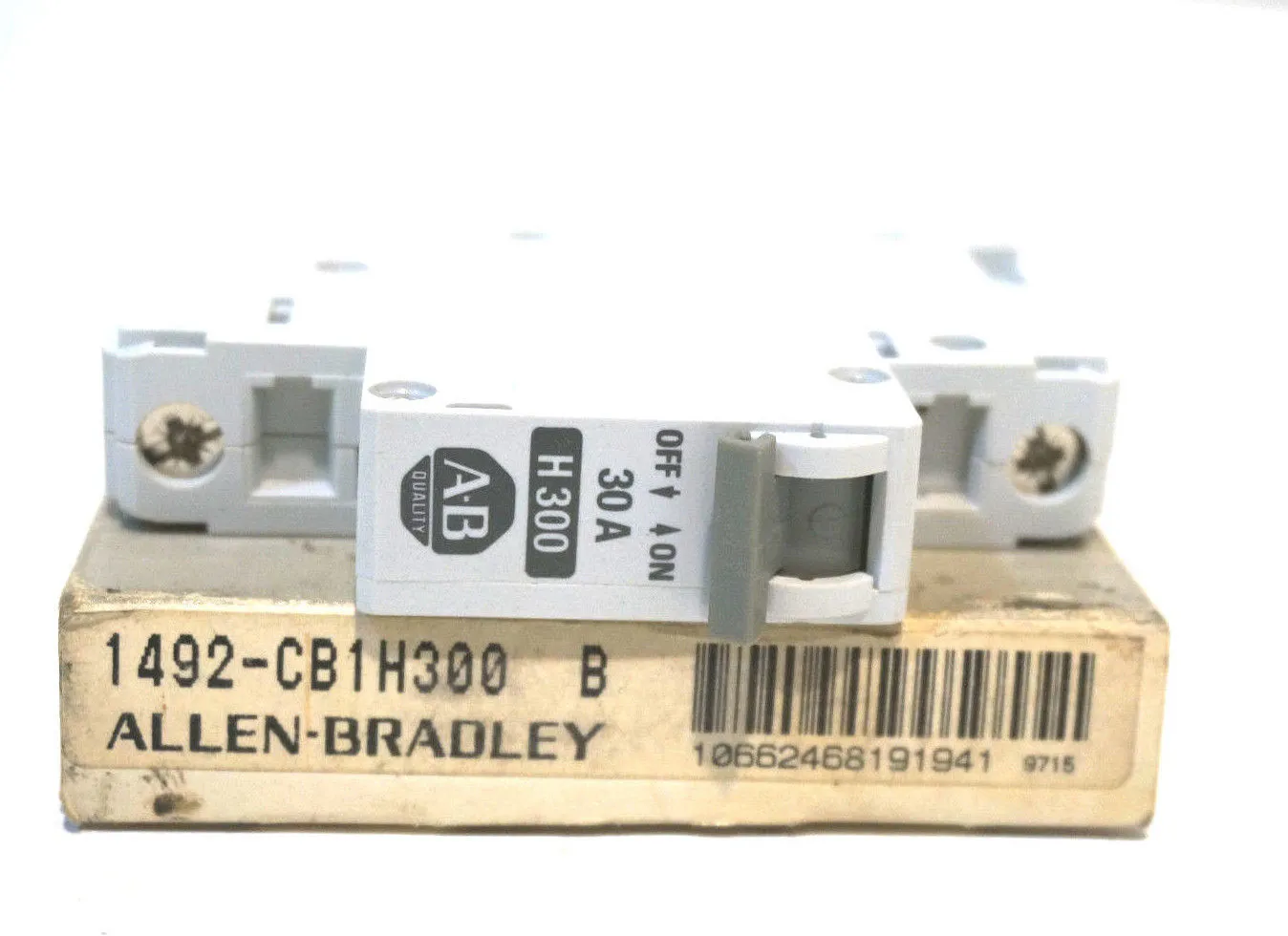 NEW ALLEN BRADLEY 1492-CB1H300 CIRCUIT BREAKER SER.B 1492CB1H300