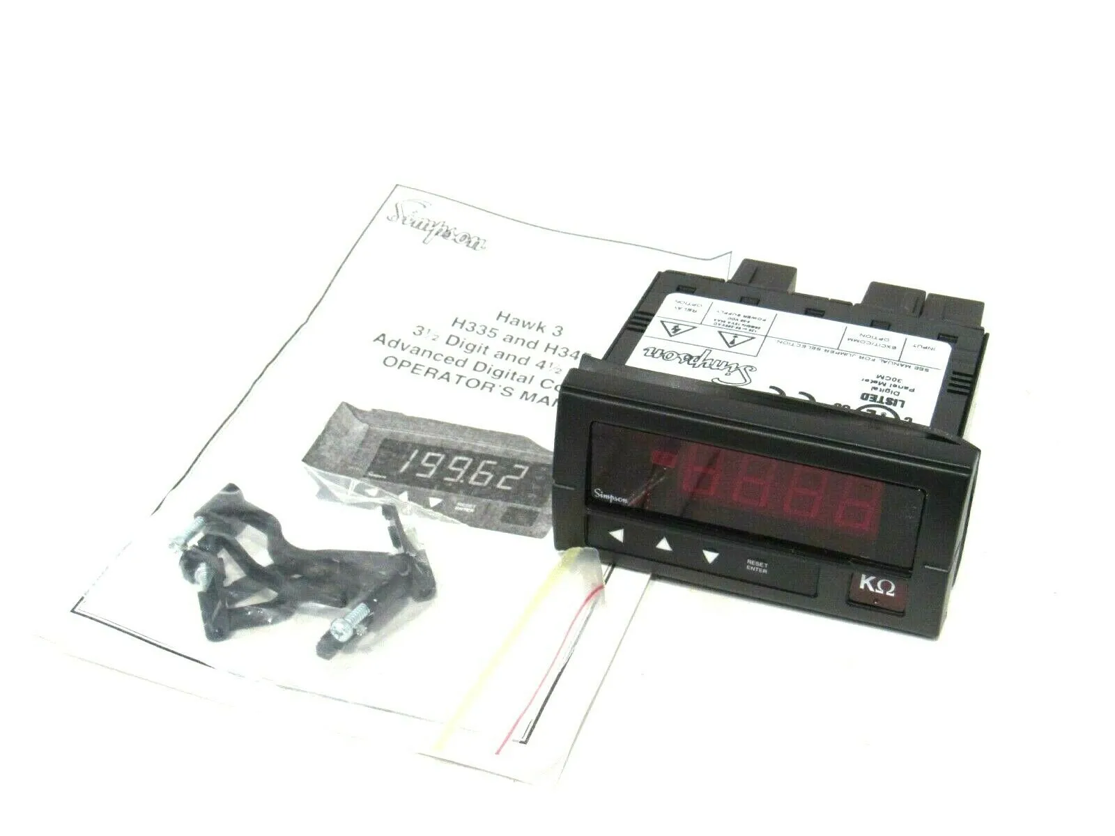 NEW SIMPSON H335183100 PANEL METER