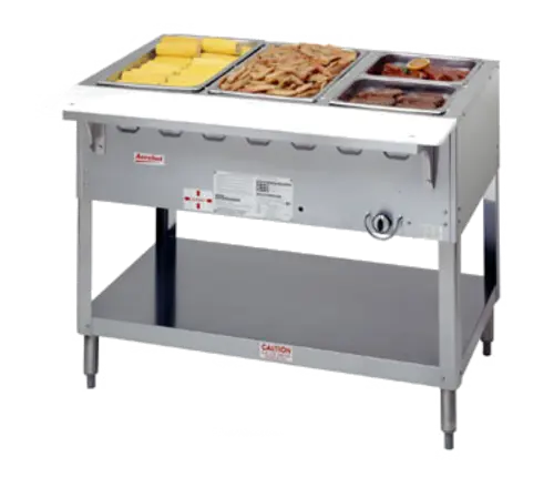 Duke WB303 44 3/8" Hot Food Table w/ (3) Wells & Cutting Board, Natural Gas