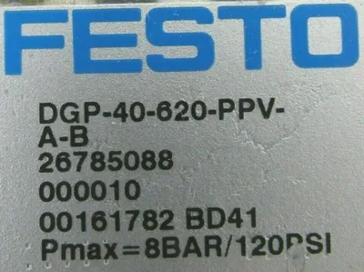 NEW FESTO DGP-40-620-PPV-A-B LINEAR DRIVE 26785088 DGP40620PPVAB
