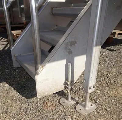 Mezzanine, 85" x 40" x 84", S/st, Food Grade, Stairs, #C742856
