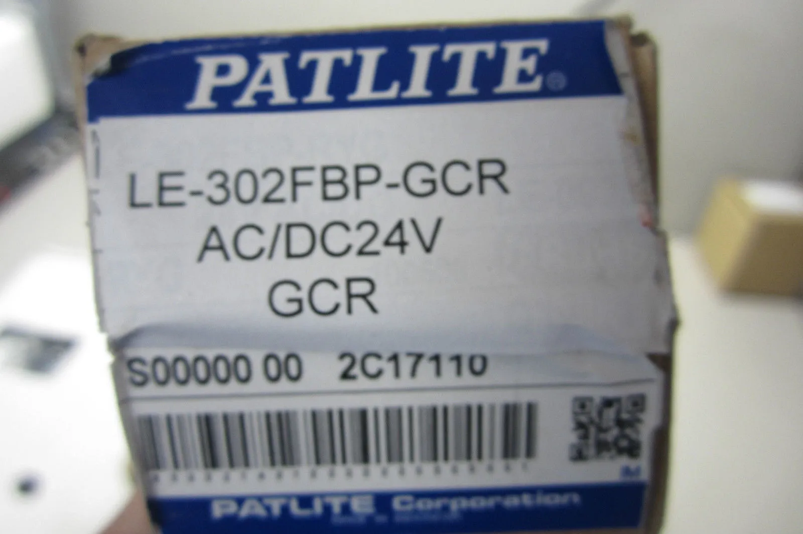 NEW PATLITE LE-302FBP-GCR STACKLITE TOWER LE302BPGCR