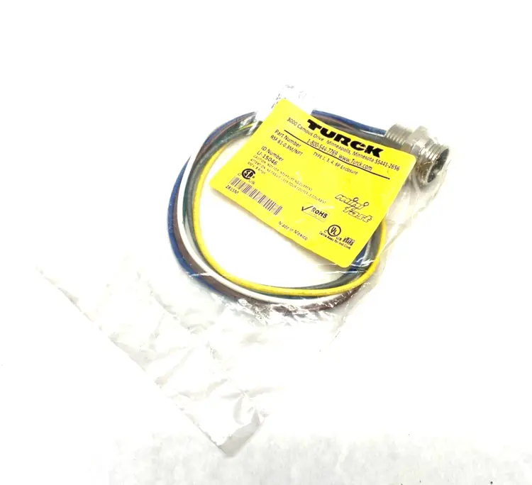 New | in-Stock TURCK MINIFAST PANEL-MOUNT RECEPTACLE BULKHEAD CONN. U-15046 Valves/Fittings | Maverick Industrial Sales #1101495