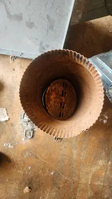 Various HVAC Ductwork Pieces and Accessories including Pipe, Elbows, and Connectors
