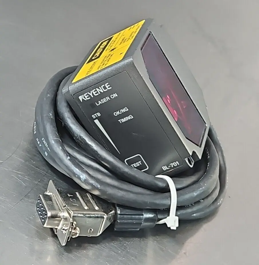 KEYENCE BL-701 Long-dist Laser Barcode Reader High-Resolution Raster (BIN3.4.5)