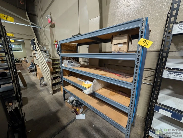 Used _UNKNOWN_ HD ADJUSTABLE SHELVING UNIT 6 FT 5 IN X 2 FT X 6 FT Racks/Shelving Illinois US | Heath Industrial Auction Services #1546872