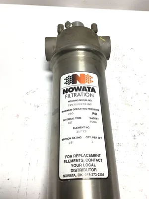 Nowata INT3SUN25N1NT Hydraulic Filter Housings 250 PSI