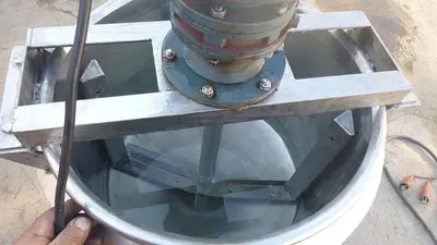 Tank, 25 Gallon, 316 Stainless Steel, 20" x 16", 1 HP, Jacketed, Agitated, OT/CB #S743429