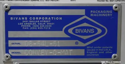 USED BIVANS 54L