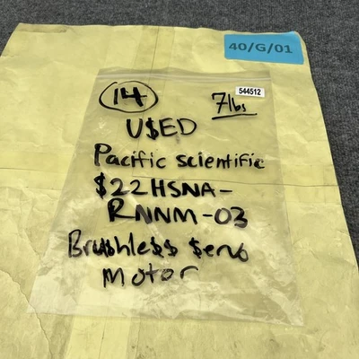 Used Pacific Scientific S22HSNA-RNNM-03 Servo Motors California US | Davliegogo LLC #1708051