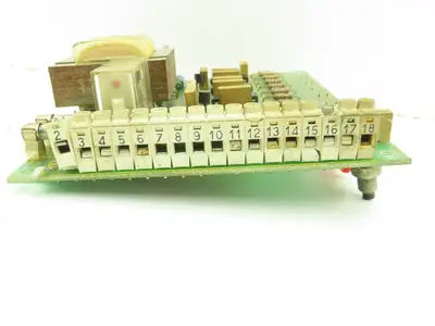 Static Control Systems LED6+1M M081/1 SCS Circuit Board PCB 110 VAC 6 Led Relay