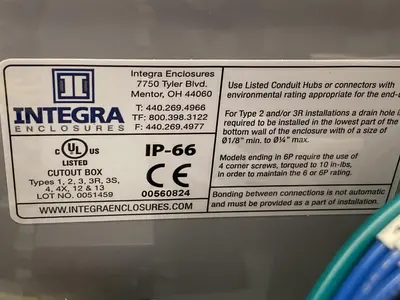 New | in-Stock INTEGRA IP-66 Miscellaneous Equipment (Electrical & Power) Ohio US | Surplus Asset Holdings #1243164