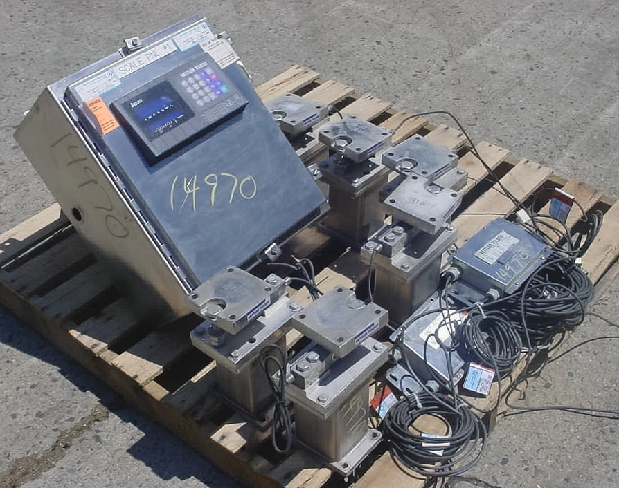USED METTLER TOLEDO 8 LOAD CELL SYSTEM JAGUAR 8 CEL SYSTEM