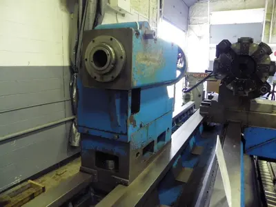39"/120" x 98"/157"BINNS & BERRY Universal Sliding Bed Gap Lathe