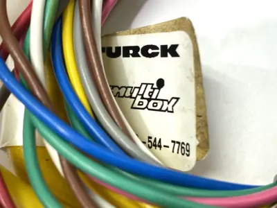 Used Turck Junction Box 6-Port M12 777000400 CABLE CUT TO 3' Electrical Boxes Michigan US | Maverick Industrial Sales #1402354