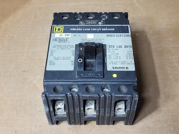 Used SQUARE D FAL36015 Switchgears British Columbia CA | Lenmark #409230