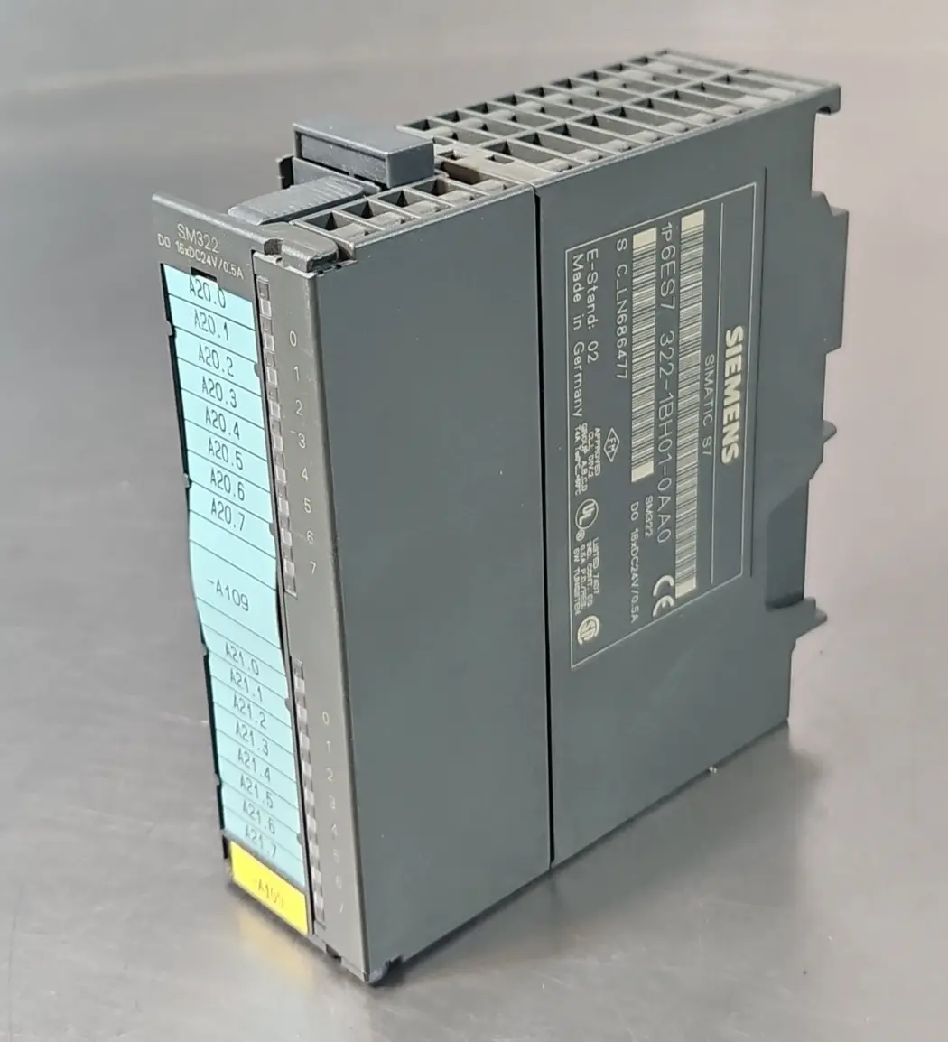 Used Siemens 6ES7322-1BH01-0AA0 Simatic S7 Output Module PLC Input & Output | Palmetto Automation #1156201