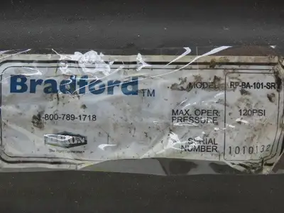 Bradford Dixon RP-BA-101-SR Pneumatic Actuator 1-3/4" Sanitary Ball Valve