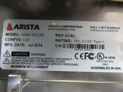 ARISTA STRONGARM ADM-1817AP Touch Screen Operator Interface & S.S. Pedestal