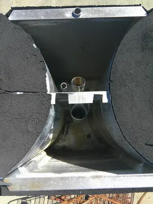 SPC9202  Tank 2 tanks x 600 gallon vertical tank, Stainless Steel, flat CIP