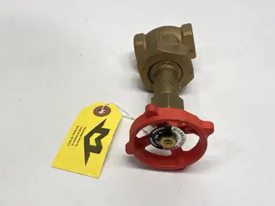 USED MILWAUKEE VALVE BRONZE GATE VALVE 150SWP 300WOG 1/2"