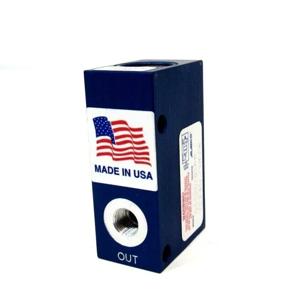 NEW ALADCO 511201BSPP CHECK VALVE