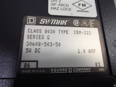 Square D 8030 CRM-222 SY/MAX Remote Interface Module Series G Used