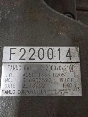 USED 2018 FANUC R-2000iC/210F + R-30iB