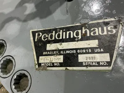 100 TON PEDDINGHAUS MODEL #WP-100-12  PORTABLE HYDRAULIC WEB PUNCH PRESS: YOBRO #24626