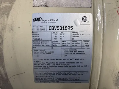INGERSOLL RAND 7100E15-P Lubricated Reciprocating Air Compressors | Mohawk Machinery (9)