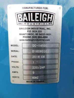 USED BAILEIGH INDUSTRIAL DC-1450C