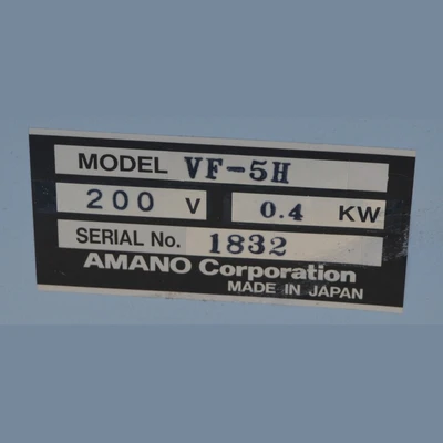 Amano 56 CFM Dust Collector