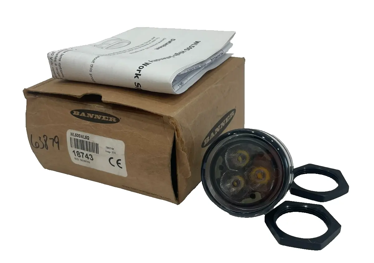 NEW BANNER ENGINEERING WL50SWL5Q SEALED LED SPOTLIGHT 18743