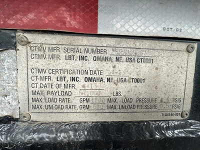 Used 2014 LBT 406 Tanker Trailers Texas US | MCO Truck & Equipment #1513757