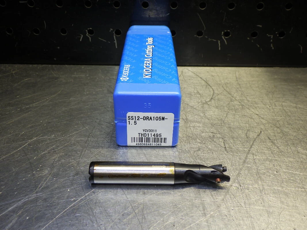 Kyocera 10.5mm-10.99mm Coolant Thru Indexable Drill SS12-DRA105M-1.5 (LOC3231)