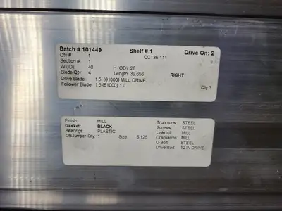 40" x 26" Motorized Damper