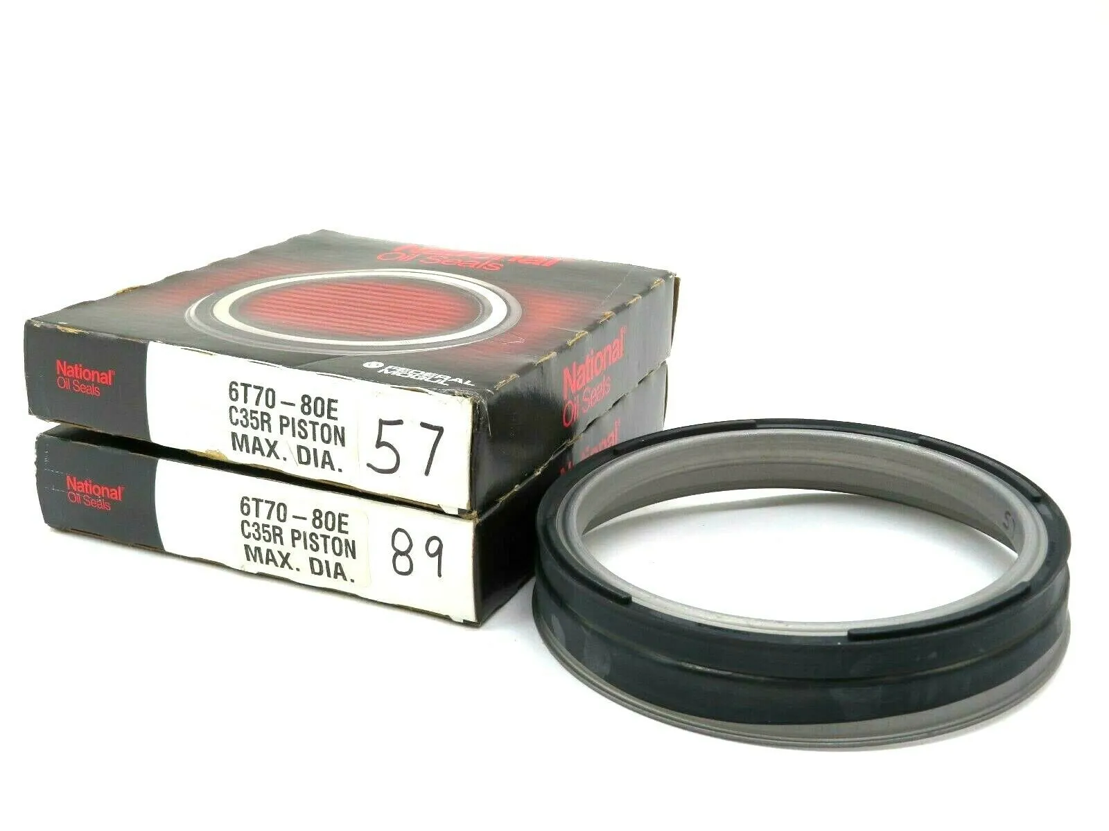 NEW LOT OF 2 NATIONAL OIL SEALS 6T70-80E SEAL 6T7080E